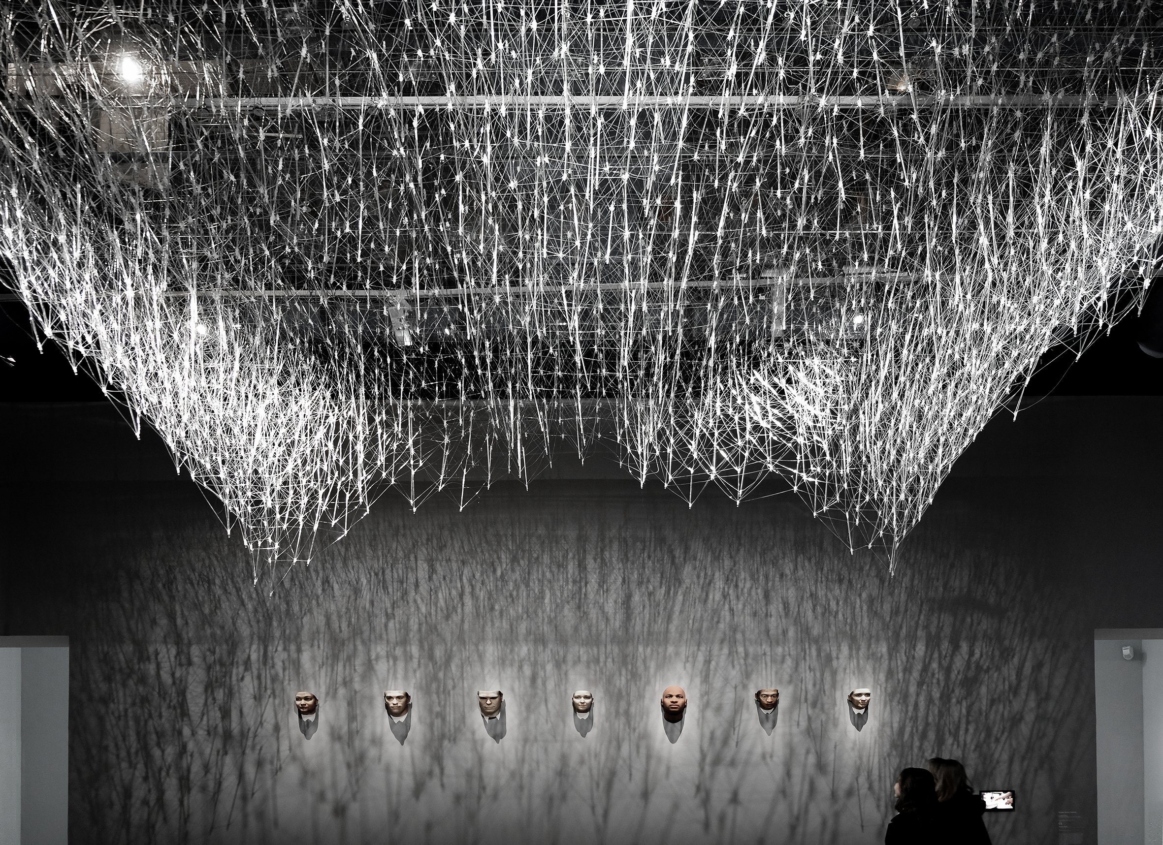 Suspended art installation from Kevin Clement's published archive